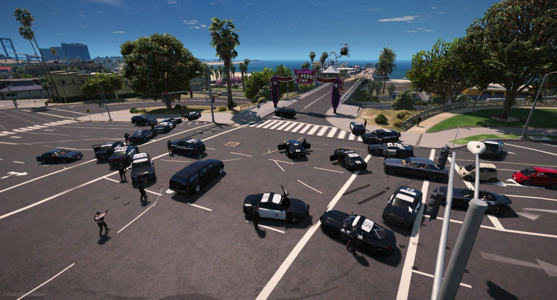 ''LSPD'' Canlı Bomba İhbarın'dan Görüntüler